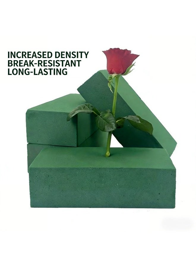 6-PCS Square Dry Floral Foam Blocks, Dry & Wet Absorbent Flower Mud for Artificial & Fresh Flowers, Florist Supplies for Home & Flower Shop Arrangements - Image 4